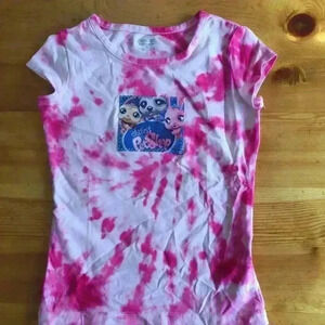 New! Tie dye Littlest Pet Shop T-shirt’. Cherokee girls XS